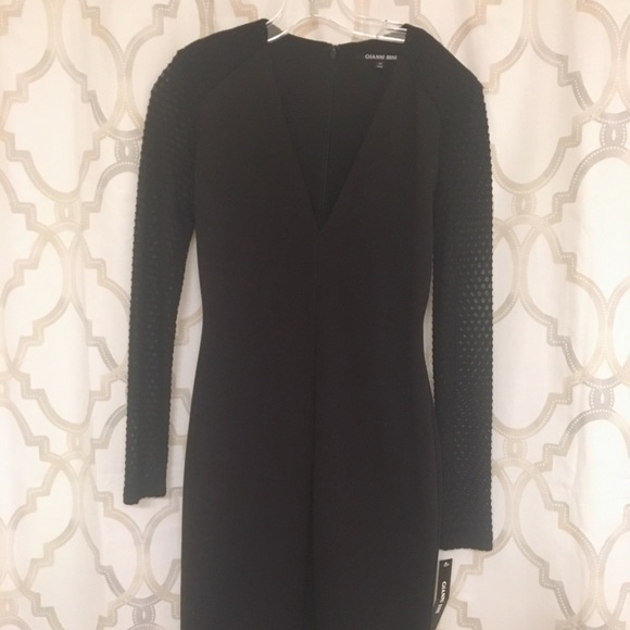 Gianni Bini Black Cocktail Dress XS - Picture 2 of 6